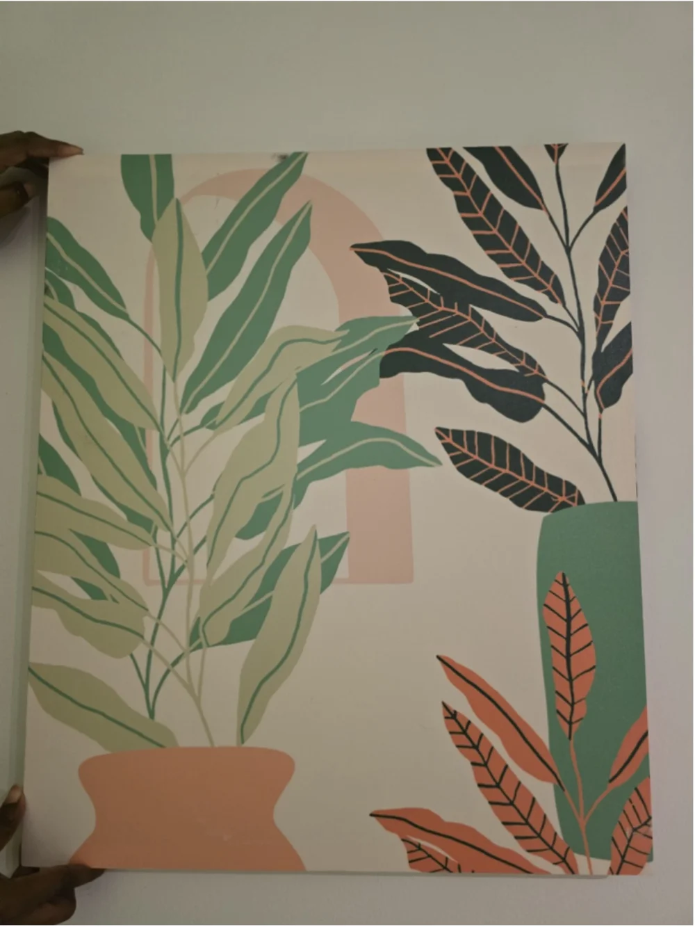 Abstract Botanical Canvas Wall